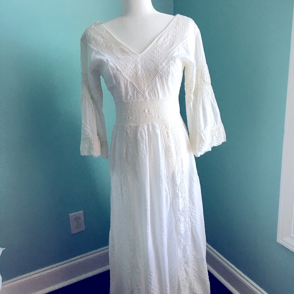 Gorgeous vintage boho maxi dress